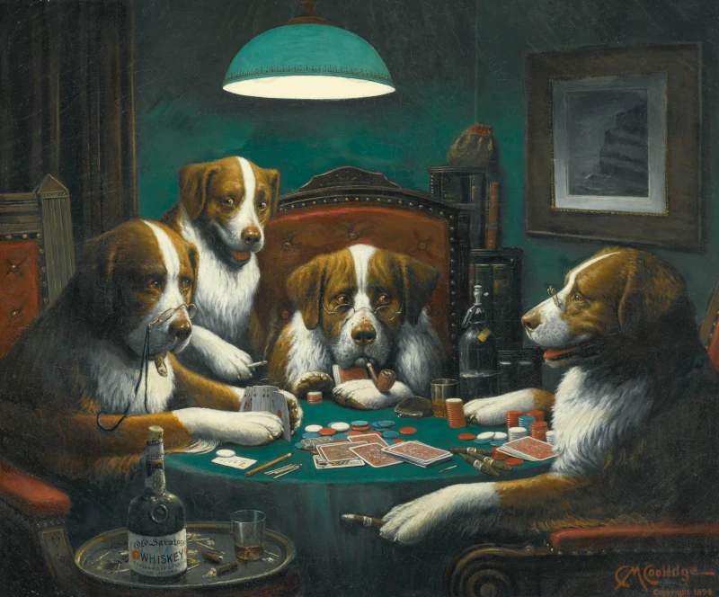 Cassius Marcellus Coolidge - Poker Game (1894)